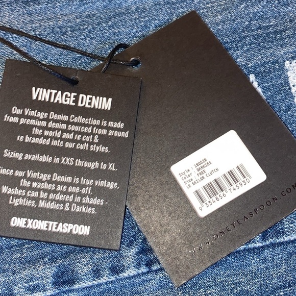 One Teaspoon Denim Clutch/ Wristlet! - Picture 7 of 7